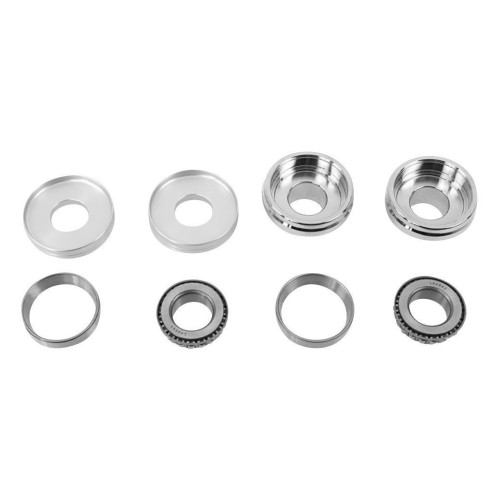 PartzBiz HD: 3487989-Chrome Fork Stem Neck Cups 7/8” 1” Front End Conversion Kit Harley Sportster 45” PartzBiz HD: 3487989-Chrome Fork Stem Neck Cups 7/8” 1” Front End Conversion Kit Harley Sportster 45”