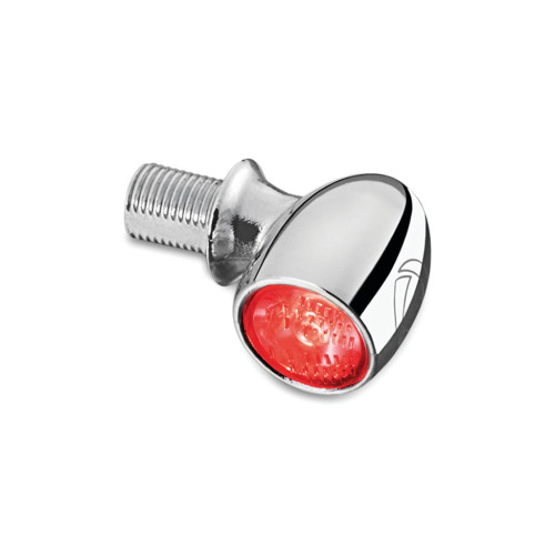 PartzBiz HD: 3457716-Kuryakyn Kellermann Atto Chrome Rear Red Running Turn Signal Brake Light Accent