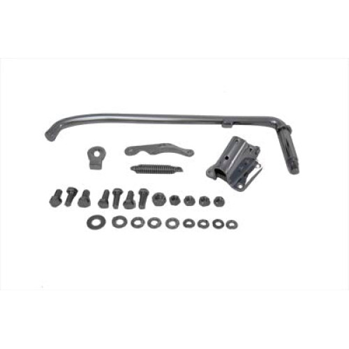PartzBiz HD: 3448525-Chrome Replica Jiffy Kickstand Assembly Kit Panhead Knucklehead BigTwin 50003-36