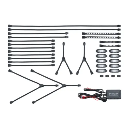 PartzBiz HD: 3461635-Kuryakyn Prism+ Pro Kit LED L.E.D. Kit Bluetooth Controller Light Changing 12V