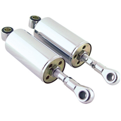 PartzBiz HD: 3479197-V-Factor Adjustable Length Chrome Shock Absorbers Pair Set Harley Softail 89-99