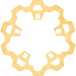 PartzBiz HD 3-232 - Lyndall Racing Gold 11.8 Prodigy Enforcer Front Rotor 2014+ Harley Touring