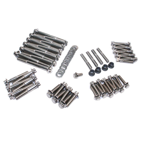 PartzBiz HD: 3487088-Feuling Exhaust Bolt Kit 12 Point Engine Fastener Kit Harley Twin Cam XL 99-21