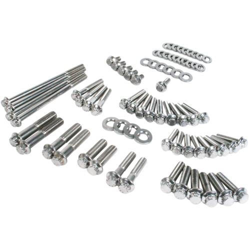 PartzBiz HD: 3462150-Feuling Dress Up Primary Transmission Fastener Kit Bolts Harley 07-17 Softail