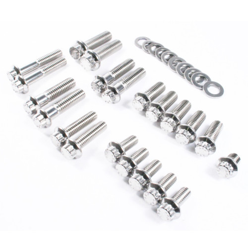 PartzBiz HD: 3462146-Feuling Dress Up Chassis Trim Fastener Kit Show Bolts Washers Harley 04-17 XL