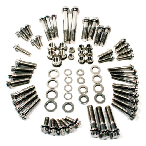 PartzBiz HD: 3462048-Feuling Dress Up Chassis Trim Fastener Kit Show Bolts Washers Harley 85-99 FXR