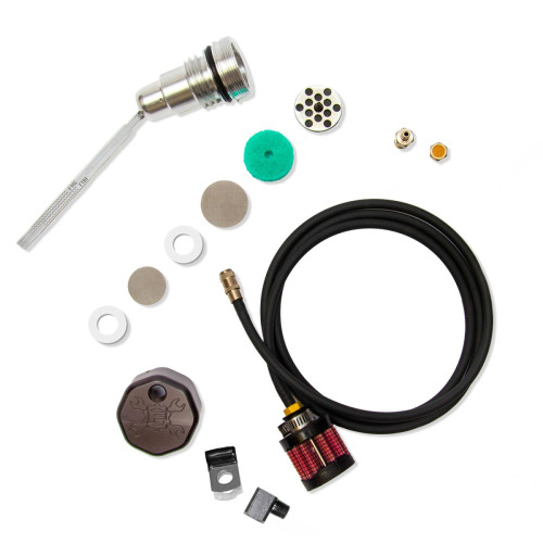 PartzBiz HD: 3463146-Feuling Black Vented Dip Stick ก้านวัดน้ำมันถังน้ำมัน Harley 06-17 Dyna Twin Cam