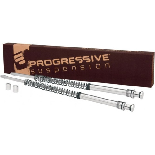 PartzBiz HD: 3452646-Progressive Mono Tube Monotube Fork Cartridge Kit Spring Harley Touring Dresser