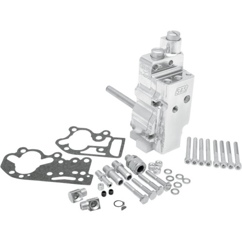 PartzBiz HD: 3453443-S&S Polished Billet Aluminum Oil Pump Kit Harley Shovelhead Evo Evolution