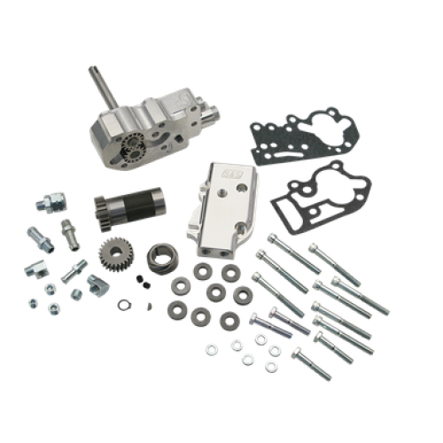 PartzBiz HD: 3458933-S&S Billet Oil Pump Kit Package Breather Gears Harley Shovelhead 70-77 Big Twin