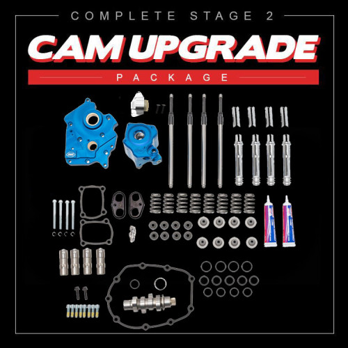 PartzBiz HD: 3482662-S&S 540 Chain Drive Water Cool Cam Plate ปั๊มน้ำมัน Camchest Kit Harley Touring M8