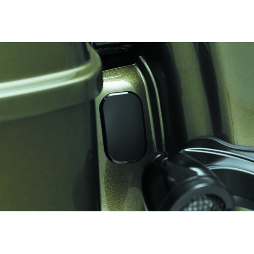 PartzBiz HD: 3457718-Kuryakyn ด้านหลังสีดำ Fender เสาอากาศรูฟิลเลอร์ปลั๊ก Harley 06-20 Touring