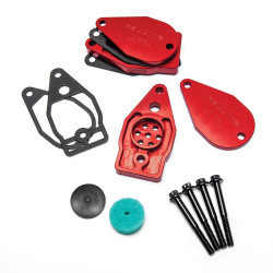 PartzBiz HD 3200 - Feuling Rocker Box Breather Kit Twin Cam Motor Harley 99-17 Touring Softail Dyna