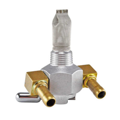 PartzBiz HD: 3486160-Pingel Power-Flow Dual Outlet 3/8 NPT Petcock Fuel Valve 90° Suzuki GSX 86-99
