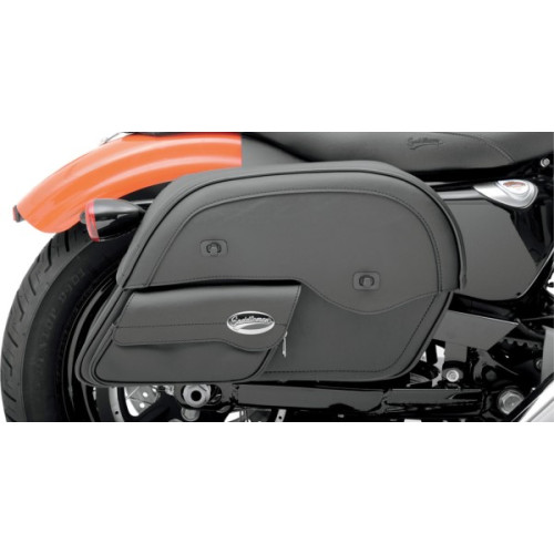 PartzBiz HD: 3453508-Saddlemen Cruis‚”N Slant Face Pouch กระเป๋าข้าง Jumbo 19‚” Universal Fit Throw-Over