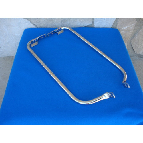 PartzBiz HD: 3450710-Drag Specialties Chrome Bottom Saddlebag Support Brackets Harley Touring Bagger