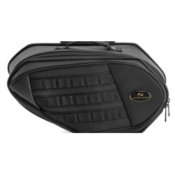 PartzBiz HD 3501-1433 - Saddlemen SB2300 Tactical Saddlebags Black Universal Throw-Over Harley Indian