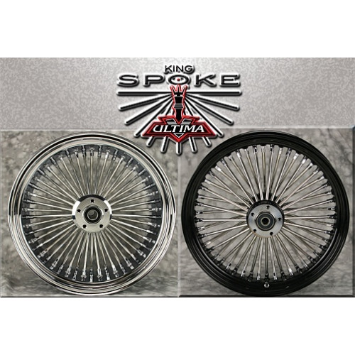 PartzBiz HD: 3447057-Chrome 16 x 3.5 48 Fat King Spoke Rear Wheel Rim Harley Touring Dyna Softail PartzBiz HD: 3447057-Chrome 16 x 3.5 48 Fat King Spoke Rear Wheel Rim Harley Touring Dyna Softail