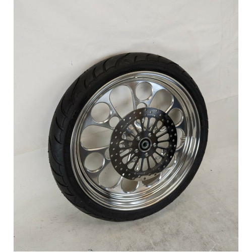 PartzBiz HD: 3481500-Polished Kool Kat 21 3.5 Billet Front Wheel Package Avon Harley Touring Softail