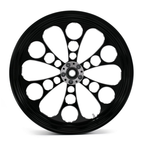 PartzBiz HD: 3445729-Black Kool Kat 23” 3.5” Billet Mag Front Wheel Rim Harley Touring Custom Single PartzBiz HD: 3445729-Black Kool Kat 23” 3.5” Billet Mag Front Wheel Rim Harley Touring Custom Single