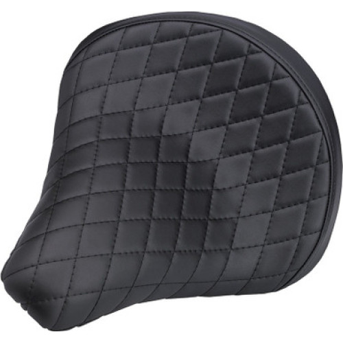 PartzBiz HD: 3477728-Biltwell Solo 2 Diamond Black Vinyl Seat Harley Touring Softail Sportster