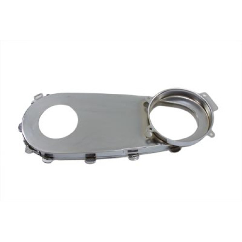 PartzBiz HD: 3448719-Chrome Steel Inner Primary Cover Harley Panhead Shovelhead Evo Alternator Type