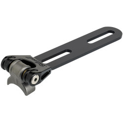 PartzBiz HD 4322 - Biltwell Black Macho Welded Seat Mount Hinge Bracket Harley Touring Softail