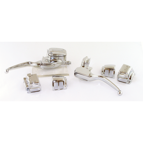 PartzBiz HD: 3493784-HANDLEBAR CONTROL KIT TOURING 2007/2013 WITH RADIO & CRUISE CONTROL - CHROME PartzBiz HD: 3493784-HANDLEBAR CONTROL KIT TOURING 2007/2013 WITH RADIO & CRUISE CONTROL - CHROME