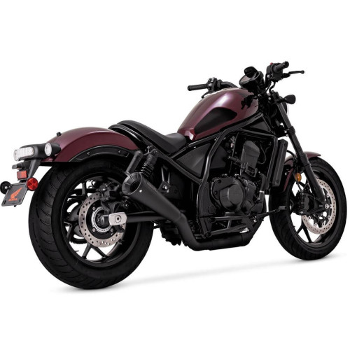 PartzBiz HD: 3481695-Vance & Hines ท่อไอเสีย Slip-On Upsweep สีดำ Honda Rebel 1100 21-21
