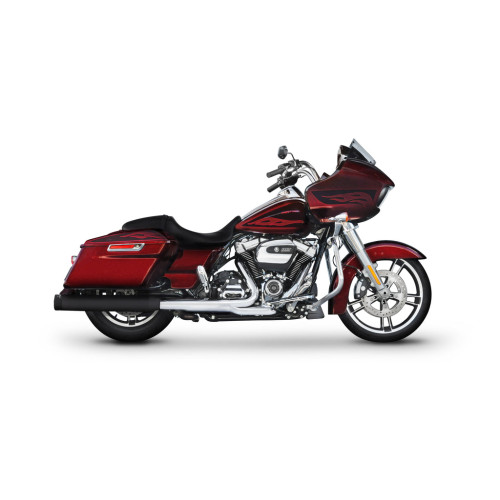 PartzBiz HD: 3461424-Rinehart Racing 4‚” ท่อสลิปออนสีดำท่อไอเสีย 1995-2016 Harley Touring