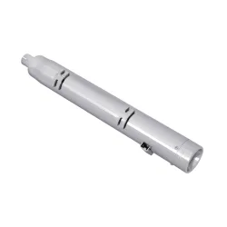 PartzBiz HD 500-0502 - Rinehart 4” Chrome Slip-On Mufflers Exhaust Pipes Black Ends Indian Touring 14+