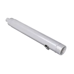 PartzBiz HD 500-0504 - Rinehart 3.5” Chrome Slip-On Mufflers Exhaust Pipes Indian Scout Black