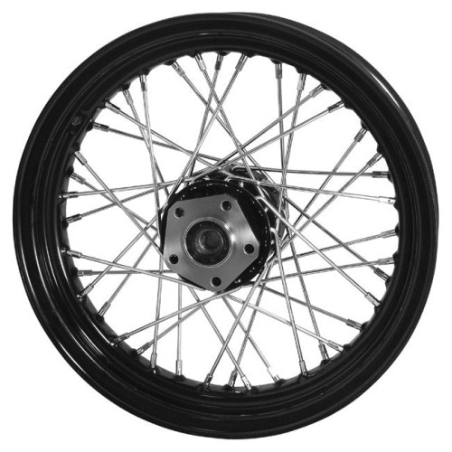 PartzBiz HD: 3452786-Rear 16 x 3 40 Spoke Black Rim Hub Wheel Harley Sportster Dyna FXR 1979-1999 FX PartzBiz HD: 3452786-Rear 16 x 3 40 Spoke Black Rim Hub Wheel Harley Sportster Dyna FXR 1979-1999 FX