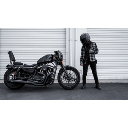 PartzBiz HD: 3472396-S&S Black SuperStreet 2 Into 1 50 State Exhaust System Harley 07-13 XL Sportster