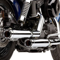 PartzBiz HD 6055 - Cobra Chrome 3‚” RPT สลิปออนท่อไอเสียท่อไอเสีย Harley 91-2017 Dyna FXD FXDB PartzBiz HD 6055 - Cobra Chrome 3‚” RPT สลิปออนท่อไอเสียท่อไอเสีย Harley 91-2017 Dyna FXD FXDB