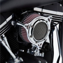 PartzBiz HD 606-0103-05CBSB - Cobra RPT Venturi Air Cleaner Filter Kit Black Chrome Harley XL Sportster 04-22 PartzBiz HD 606-0103-05CBSB - Cobra RPT Venturi Air Cleaner Filter Kit Black Chrome Harley XL Sportster 04-22