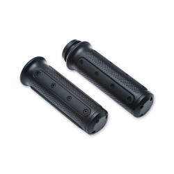 PartzBiz HD 6123 - Kuryakyn Black Heavy Industry Grips Electronic Throttle Fly Wire Harley Touring PartzBiz HD 6123 - Kuryakyn Black Heavy Industry Grips Electronic Throttle Fly Wire Harley Touring