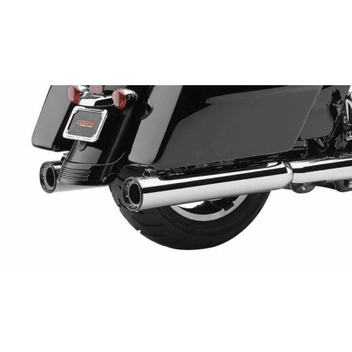 PartzBiz HD: 3446489-Cobra 4‚” RPT Slip-On Chrome Mufflers ท่อไอเสีย Harley Touring Bagger 17+ M8