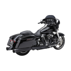 PartzBiz HD 6288RB - Cobra Neighbor Hater Black 4.5 Upper Cut Slip On Mufflers Exhaust Harley Touring PartzBiz HD 6288RB - Cobra Neighbor Hater Black 4.5 Upper Cut Slip On Mufflers Exhaust Harley Touring
