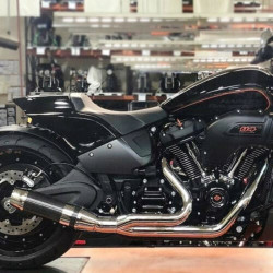 PartzBiz HD 640Z-32-C - D&D Bob Cat 2:1 ปลอกท่อไอเสียโครเมียมทั้งเส้นคาร์บอนไฟเบอร์ Harley Softail 18+ PartzBiz HD 640Z-32-C - D&D Bob Cat 2:1 ปลอกท่อไอเสียโครเมียมทั้งเส้นคาร์บอนไฟเบอร์ Harley Softail 18+