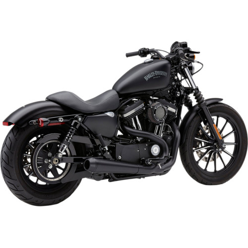 PartzBiz HD: 3446499-Cobra Black El Diablo 2 เป็น 1 2-1 ท่อไอเสีย 04-13 Harley Sportster XL