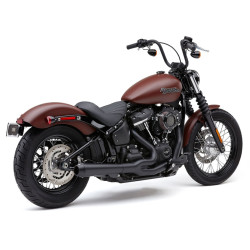 PartzBiz HD 6478 - Cobra El Diablo Chrome 2-1 2 into 1 Exhaust Header Pipes Harley Softail M8 2018+
