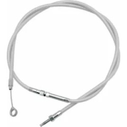 PartzBiz HD 67-0262 - Motion-Pro 72.5‚” 12‚” สายคลัตช์สแตนเลสแบบขยาย 87-99 Harley Touring
