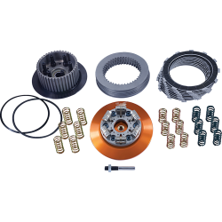 PartzBiz HD 686-30-16100 - ชุด Spacer Cover Barnett Derby อลูมิเนียม Harley OE Touring Bagger FL 2015+