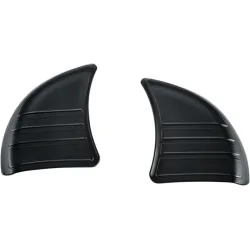 PartzBiz HD 6979 - ฟิลเลอร์กระจกแฟริ่งด้านใน Kuryakyn Black Tri Line ครอบคลุม Harley Touring 14-20