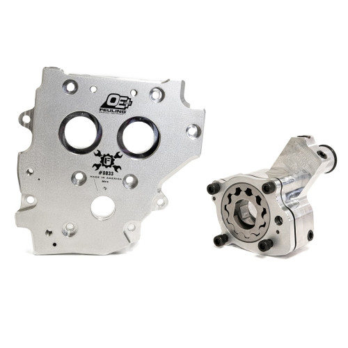PartzBiz HD: 3448680-Feuling OE+ Cam Support Plate Oil Pump Kit 2007-2017 Harley Touring Dyna Softail