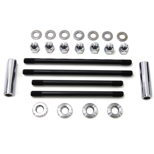 PartzBiz HD: 3449235-Colony Acorn Front Motor Mount Bolt Kit Stock Chrome Ironhead Harley Sportster