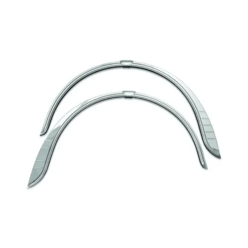 PartzBiz HD: 3457720-Kuryakyn ด้านหลัง Chrome Fender Flares กระโปรง Trim Accents Harley Trike Tri-Glide