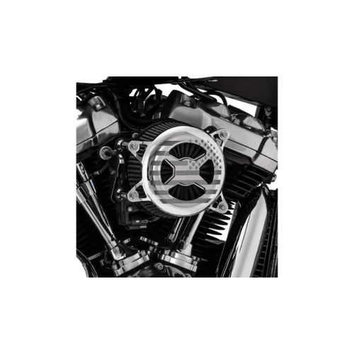 PartzBiz HD: 3489810-Vance & Hines VO2 America ฟอกอากาศ Chrome High Flow Harley Sportster XL 91-22