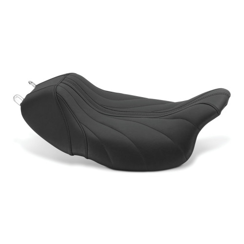 PartzBiz HD: 3467576-Mustang Revere Journey Solo Seat Gravity Black Stitching Harley 08-20 Touring